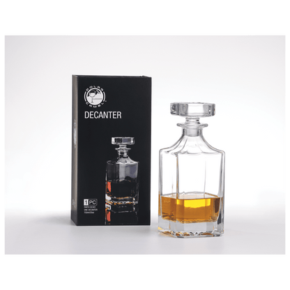 750ml Square Glass Decanter with Gift Box