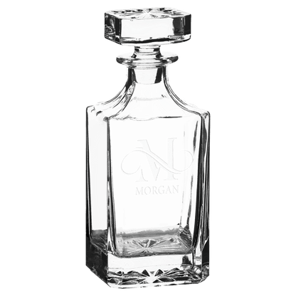 750ml Square Glass Decanter with Gift Box