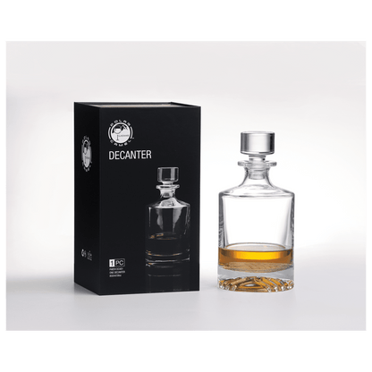 850ml Round Glass Decanter with Gift Box