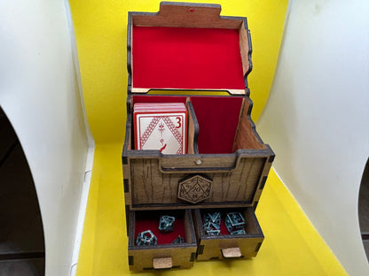 Dice and Card Box