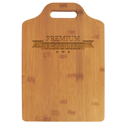 13" x 9" Bamboo Cutting Board with Handle