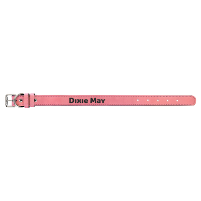 Laserable Leatherette Dog Collar