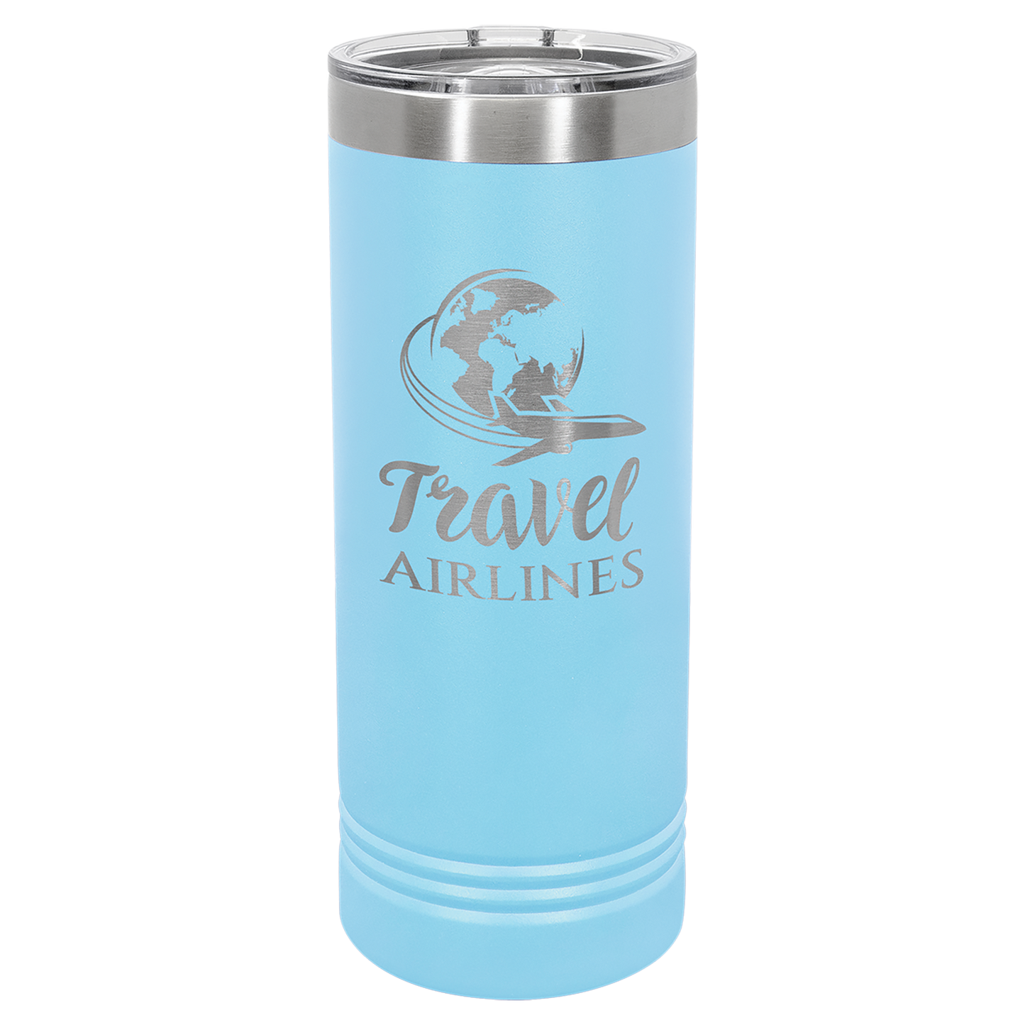 Polar Camel 22 oz. Skinny Tumbler with Slider Lid