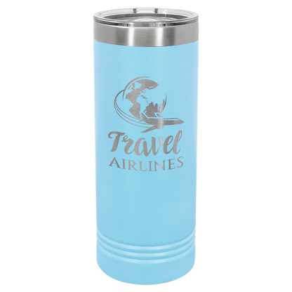 Polar Camel 22 oz. Skinny Tumbler with Slider Lid