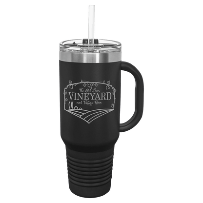 Polar Camel 40 oz. Travel Mug with a Handle, Straw Included