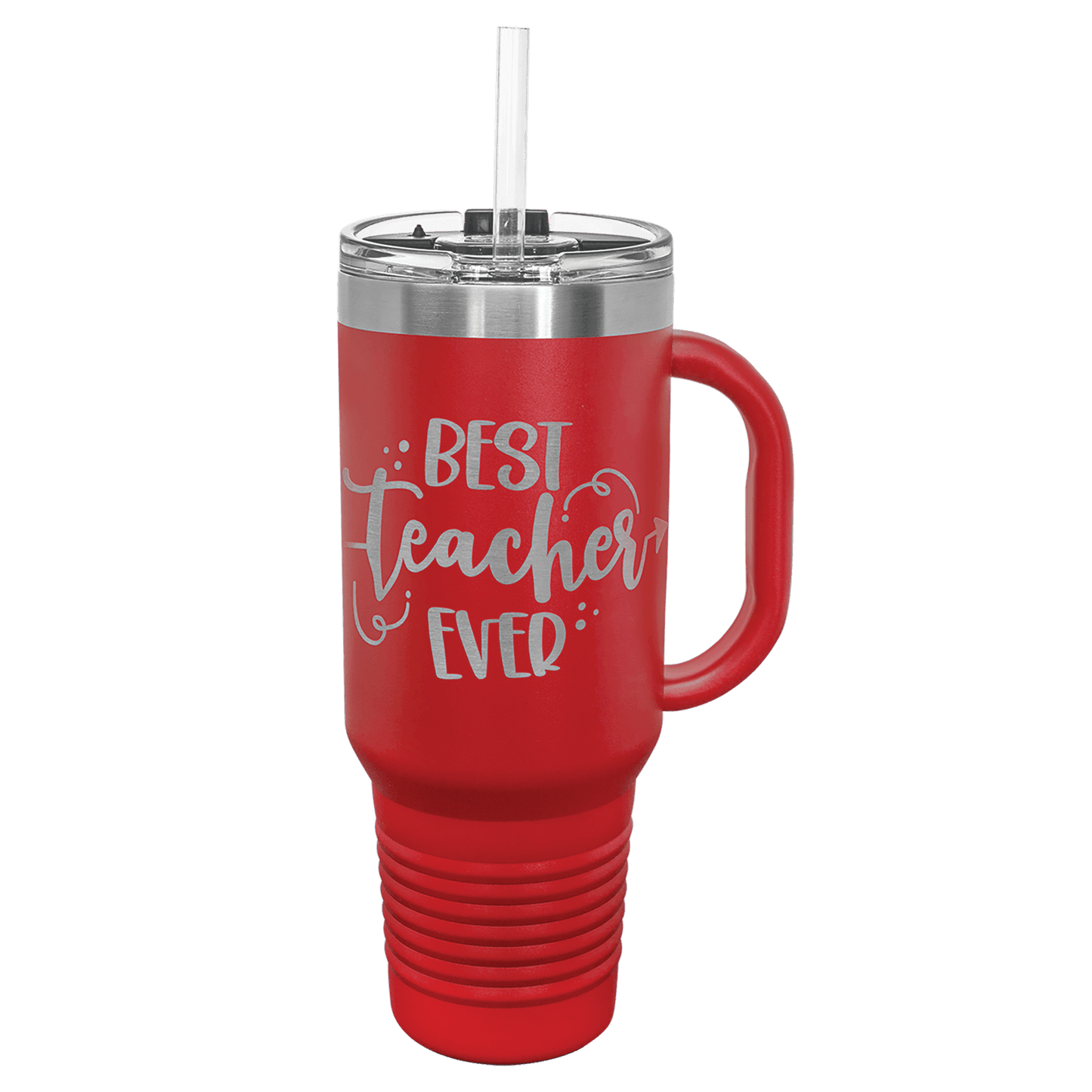 Polar Camel 40 oz. Travel Mug with a Handle, Straw Included