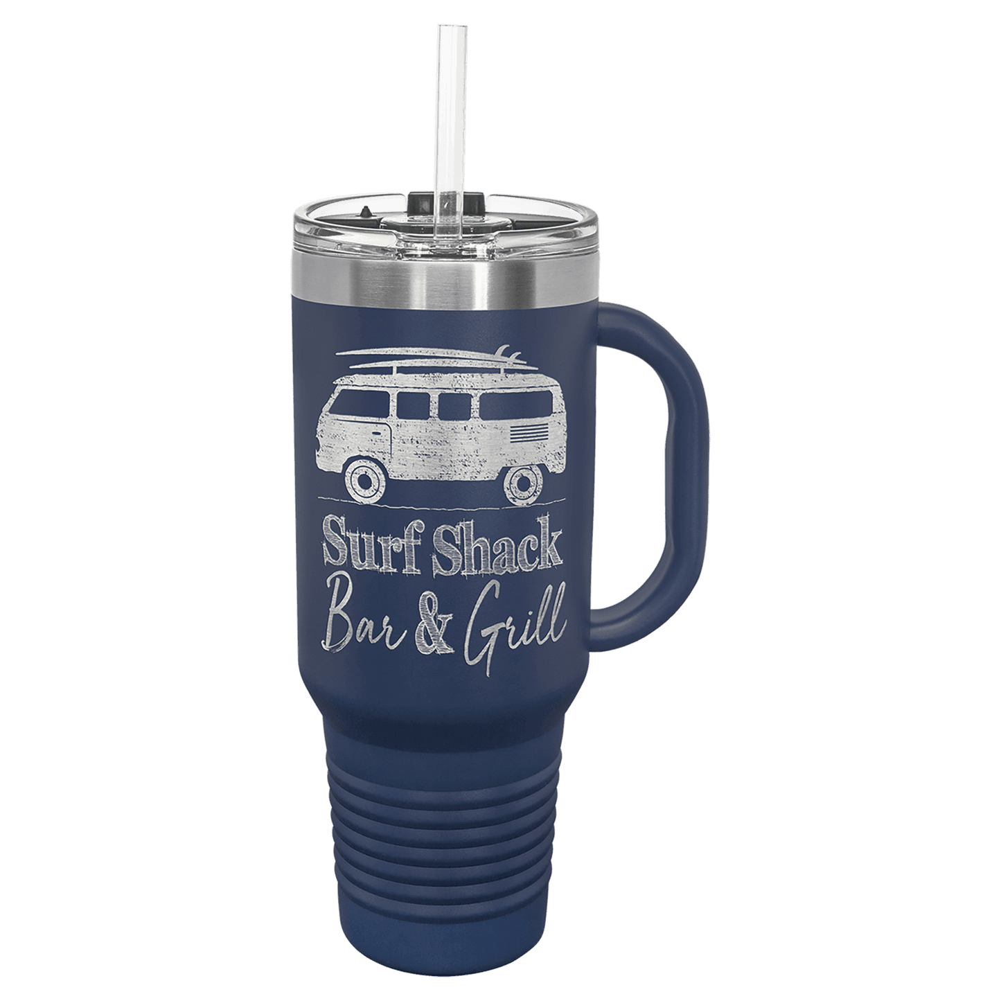 Polar Camel 40 oz. Travel Mug with a Handle, Straw Included