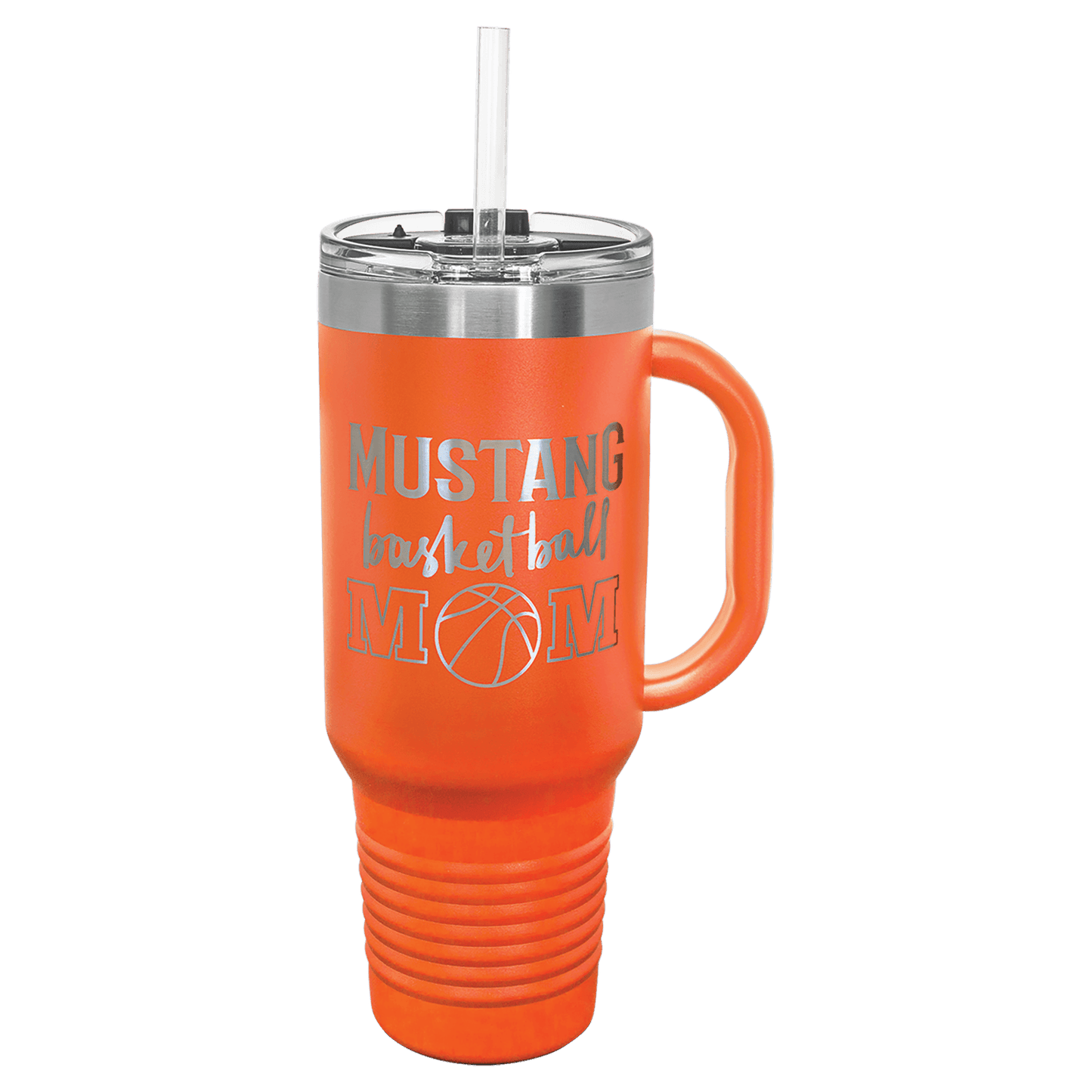 Polar Camel 40 oz. Travel Mug with a Handle, Straw Included