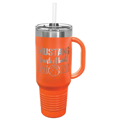 Polar Camel 40 oz. Travel Mug with a Handle, Straw Included