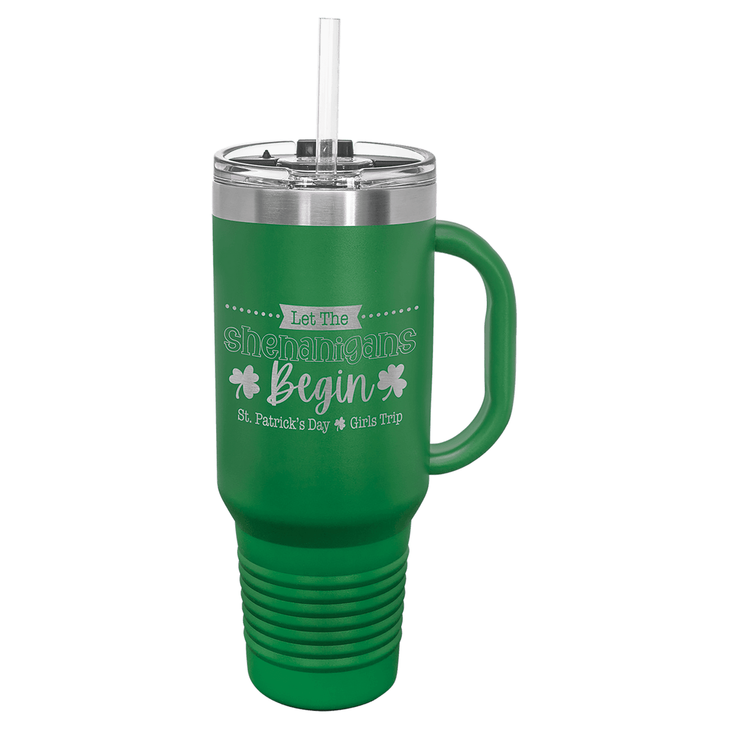 Polar Camel 40 oz. Travel Mug with a Handle, Straw Included