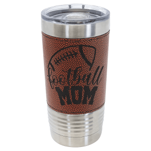 Polar Camel 20 oz. Football Tumbler with Slider Lid