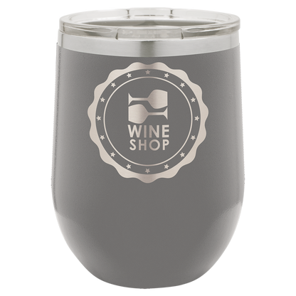 Polar Camel 12 oz. Vacuum Insulated Stemless Tumbler with Lid