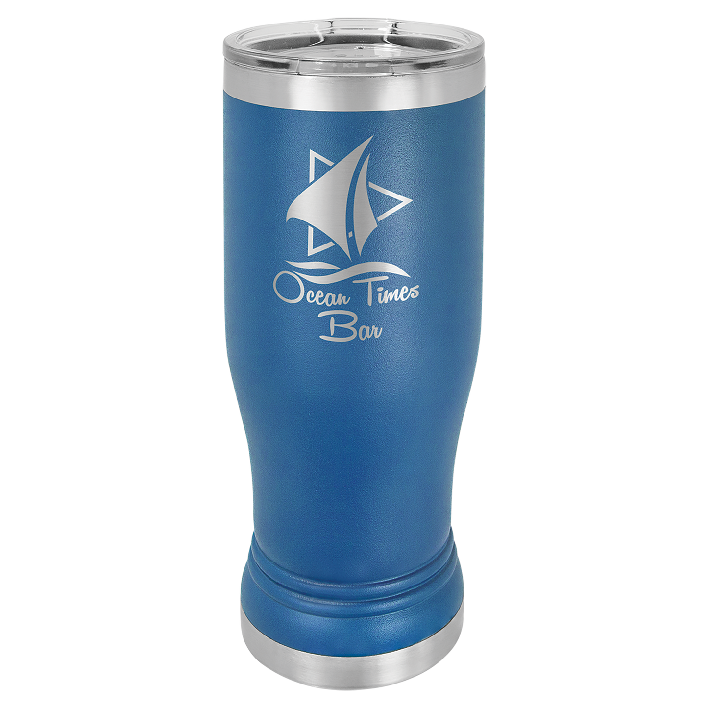 14 oz. Polar Camel Pilsner Tumbler w/Clear Lid