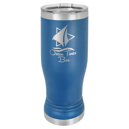 14 oz. Polar Camel Pilsner Tumbler w/Clear Lid