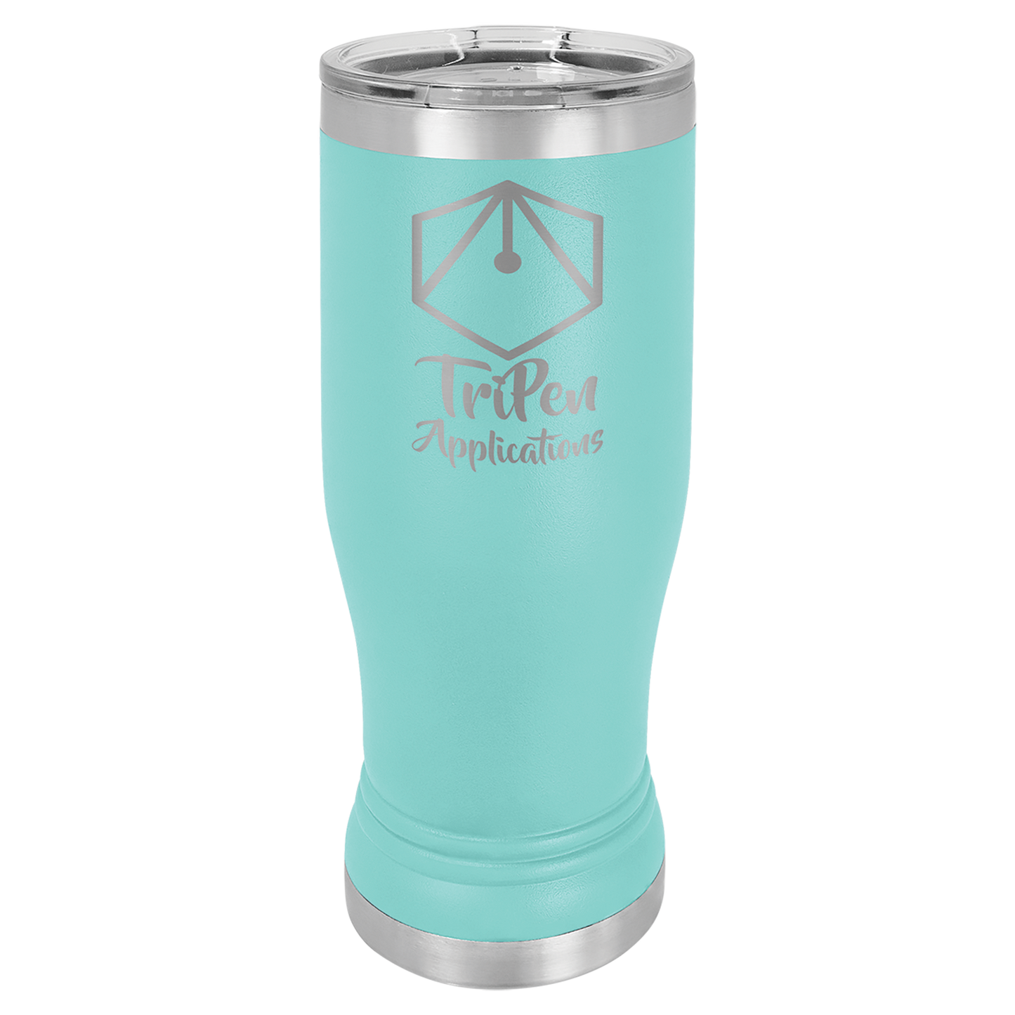 14 oz. Polar Camel Pilsner Tumbler w/Clear Lid