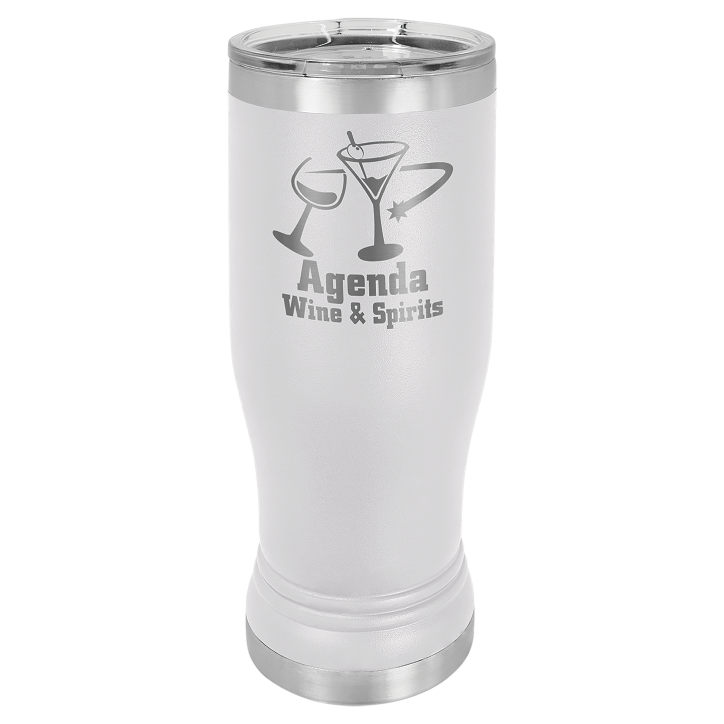 14 oz. Polar Camel Pilsner Tumbler w/Clear Lid