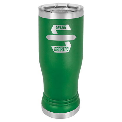 14 oz. Polar Camel Pilsner Tumbler w/Clear Lid