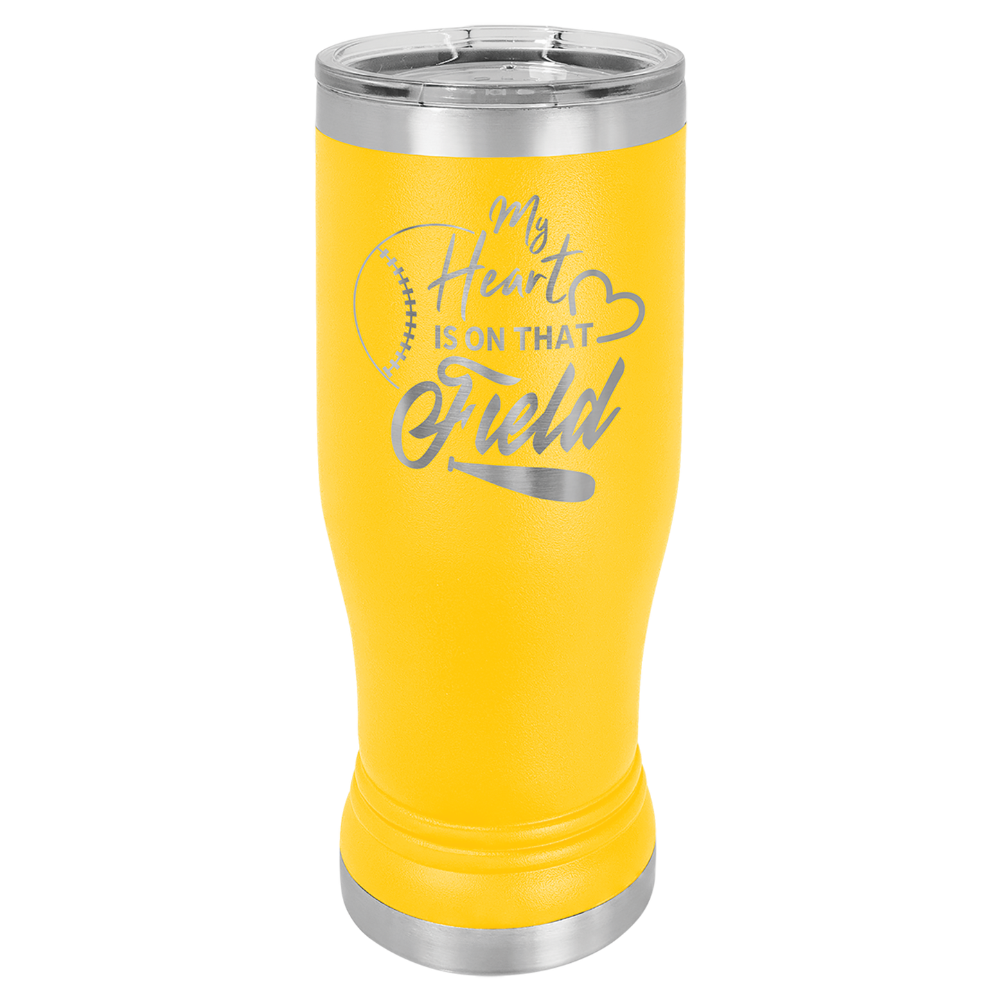 14 oz. Polar Camel Pilsner Tumbler w/Clear Lid