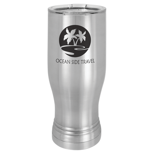 20 oz. Polar Camel Pilsner Tumbler w/Clear Lid