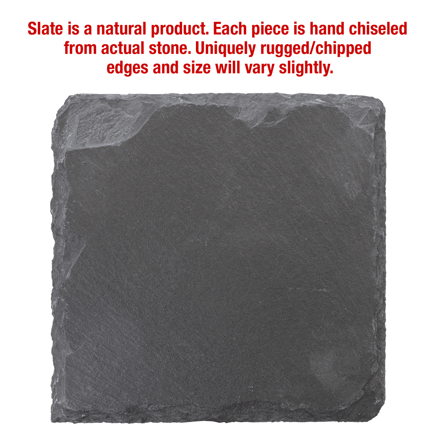 Square Slate Coaster Set-6 Piece